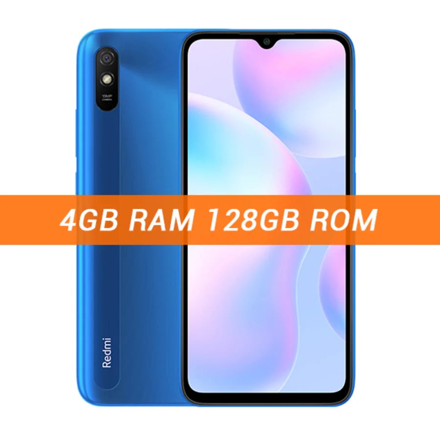 

Xiaomi Redmi 9A Smartphone 4GB RAM 128GB ROM Helio G25 Octa Core CellPhone MIUI 10 13.0MP 6.53 Inch 5000mAh Mobile Phone