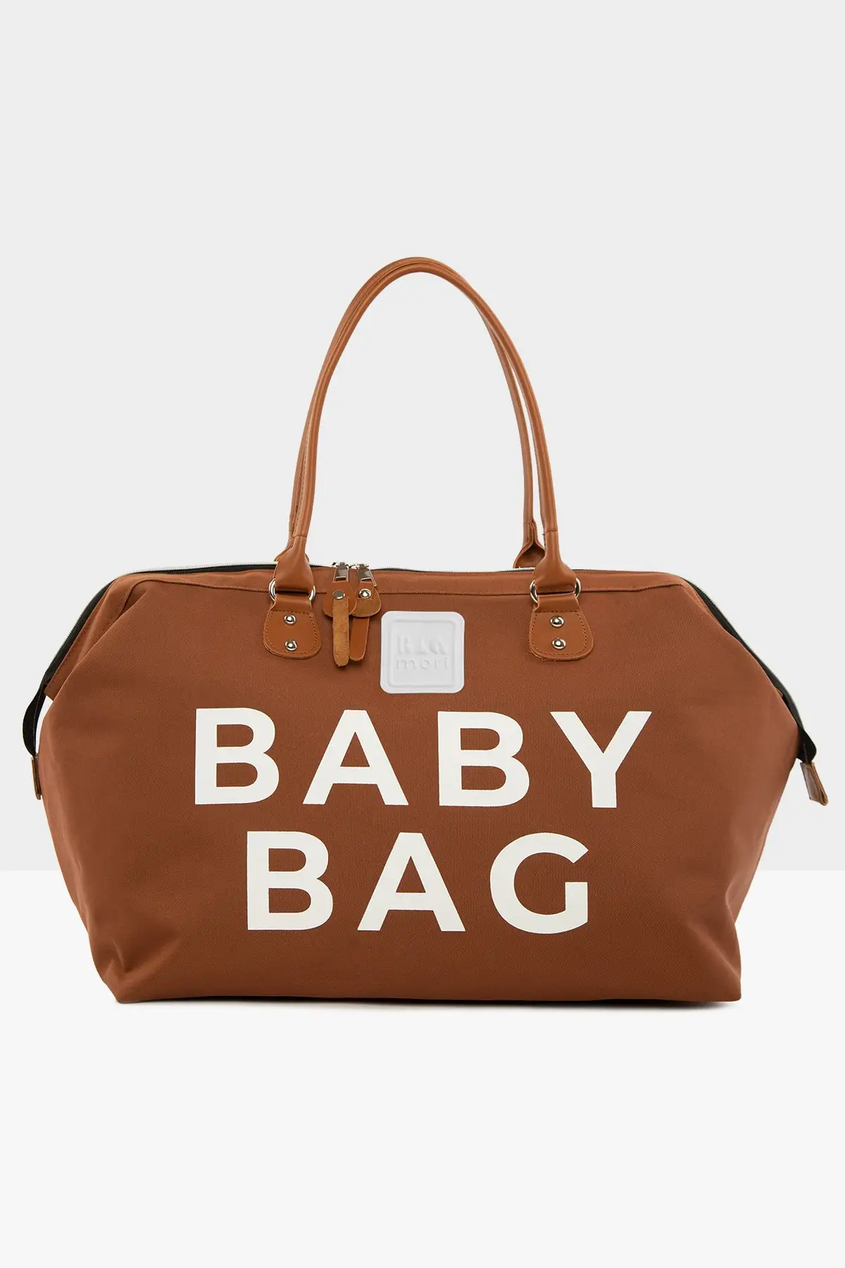 Tan Female Baby Bag Printed Baby Care Bag M000002169