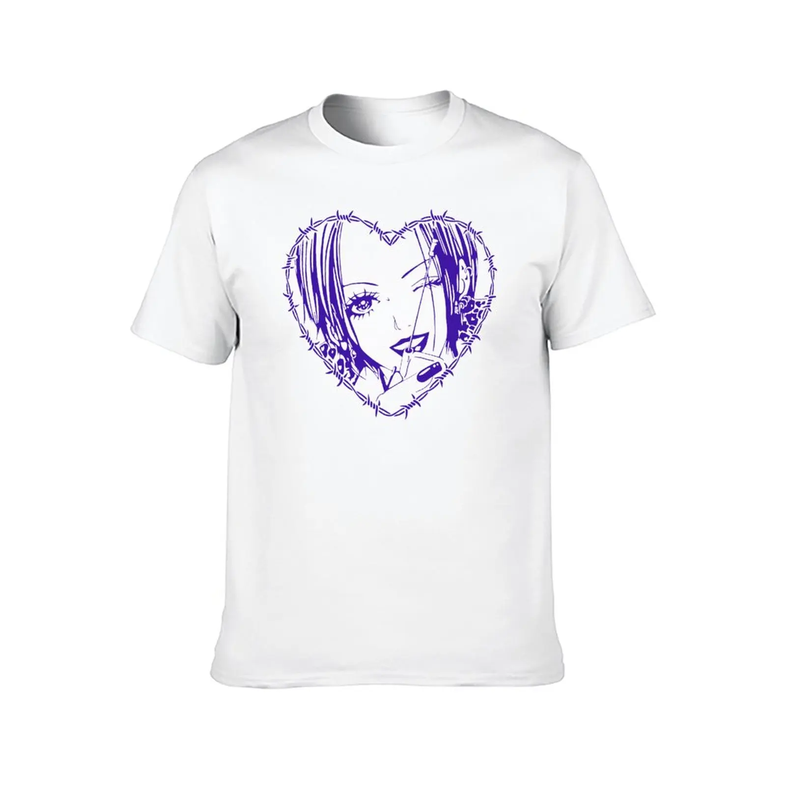 

Nana Osaki Barbed Wired Heart T Shirt Anime Character Popular T Shirts Crew Neck Printed 100% Cotton Tshirt Cute Premium Tops