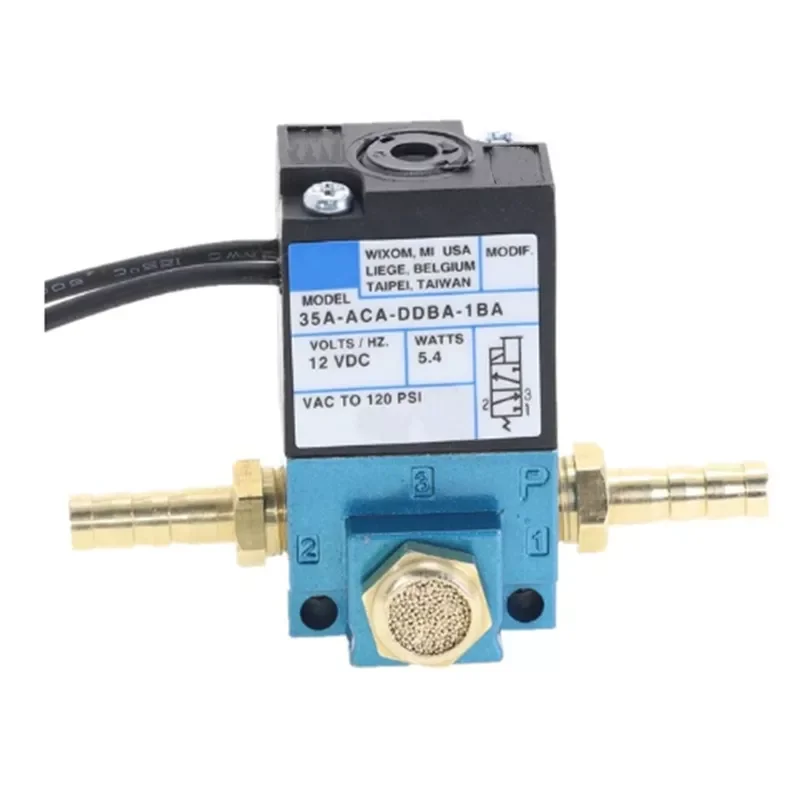 

MAC 3 Port Electronic Boost Control Solenoid Valve DC12/24V 35A-ACA-DDBA-1BA With 6MM Tube Fittings Brass Silencer