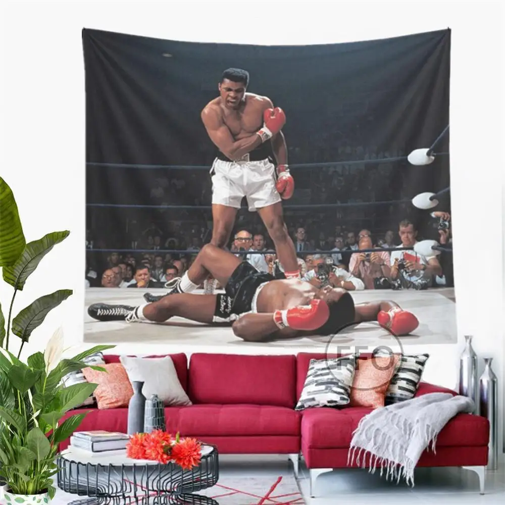 Мухаммед Али против Санни боксерский спортивный постер Liston Настенный декор