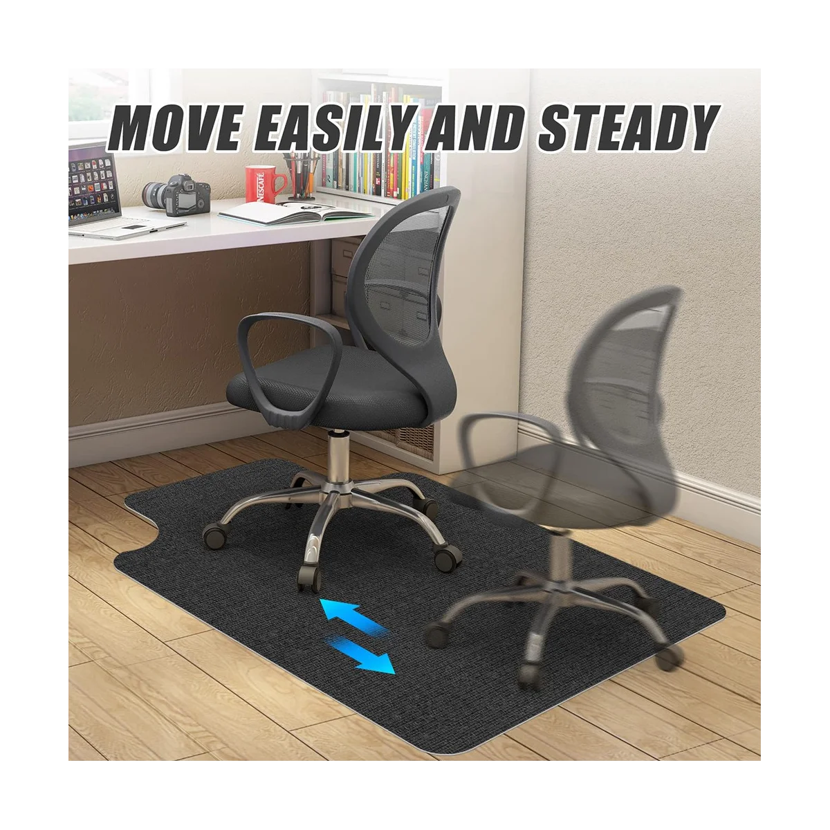 Mat For Hardwood/tile Floor,35.4x55inch Desk Chair Mat, Mult