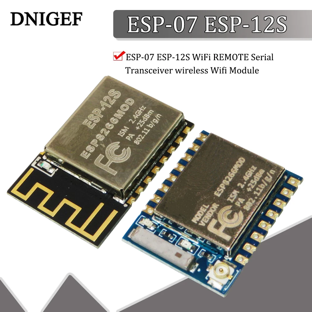 Фото 10 шт. ESP-07 ESP-12S Wi-Fi REMOTE последовательный приемопередатчик беспроводной модуль Wi-Fi ESP-07 для Arduino Nano Robot Component №1