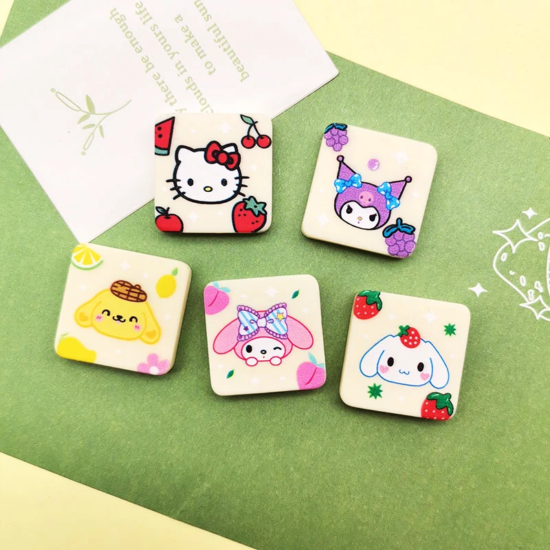 

Hello Kittys аксессуары Аниме Sanrio My Melody Kawaii Kuromi милый чехол для телефона походная коробка DIY наклейки декоративная игрушка подарок для девочек