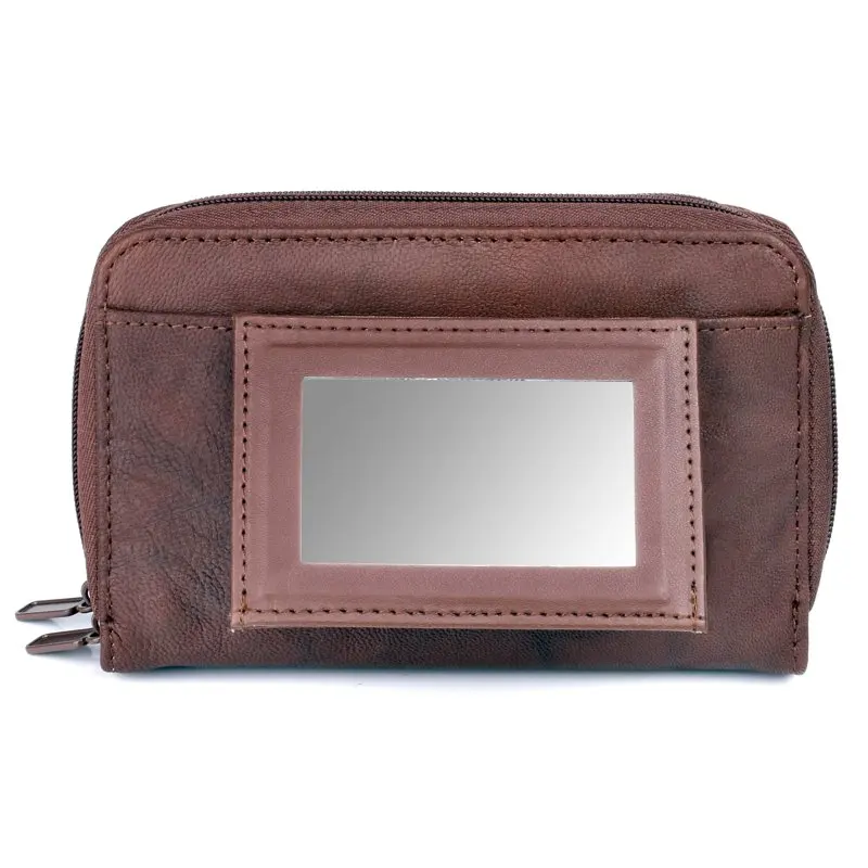 Women's Heiress Double Zip Organizer , Navy