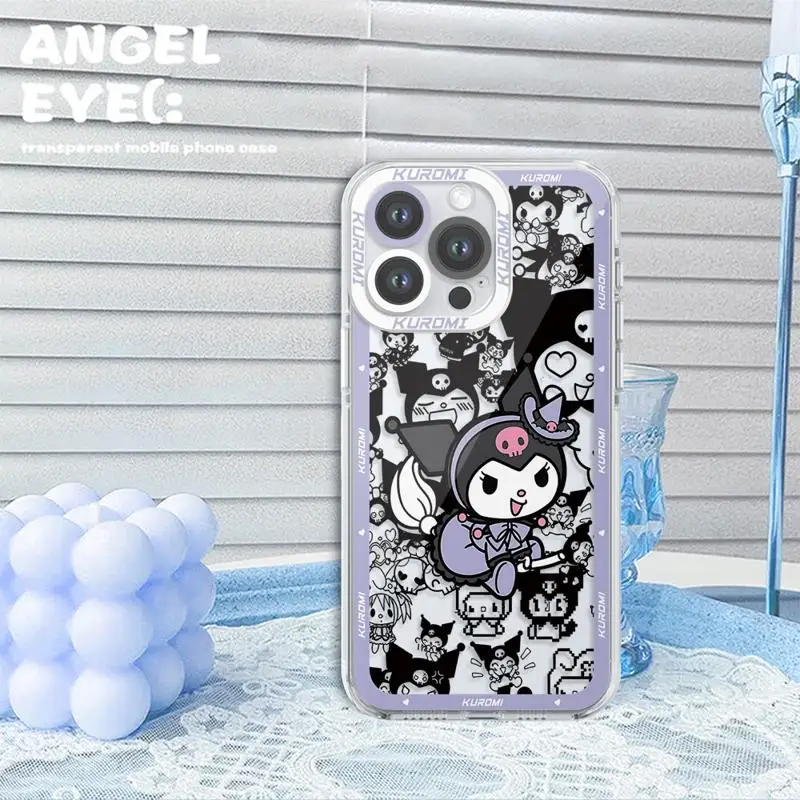 чехол для телефона iPhone 14 13 12 Mini 11 Pro Max 15 8 X XR XS MSX 6 6S 7 SE 15Plus Clear fundas cover Japan Super Cool Kurome Girl