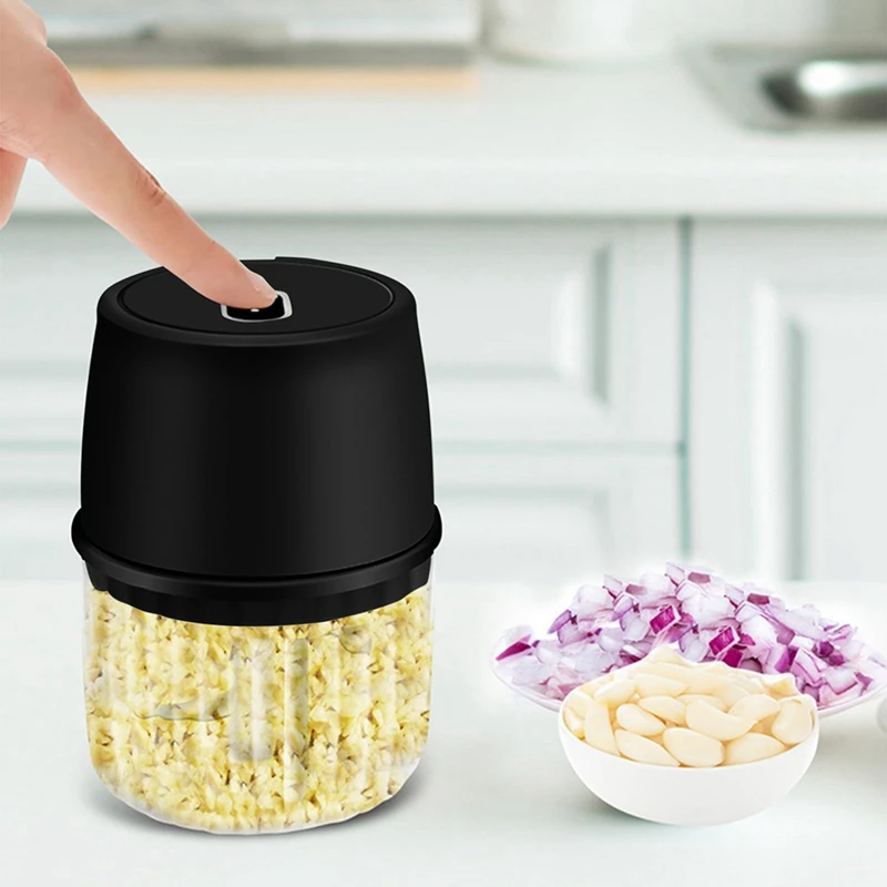 Электрический измельчитель чеснока BMBY перезаряжаемый через USB портативный