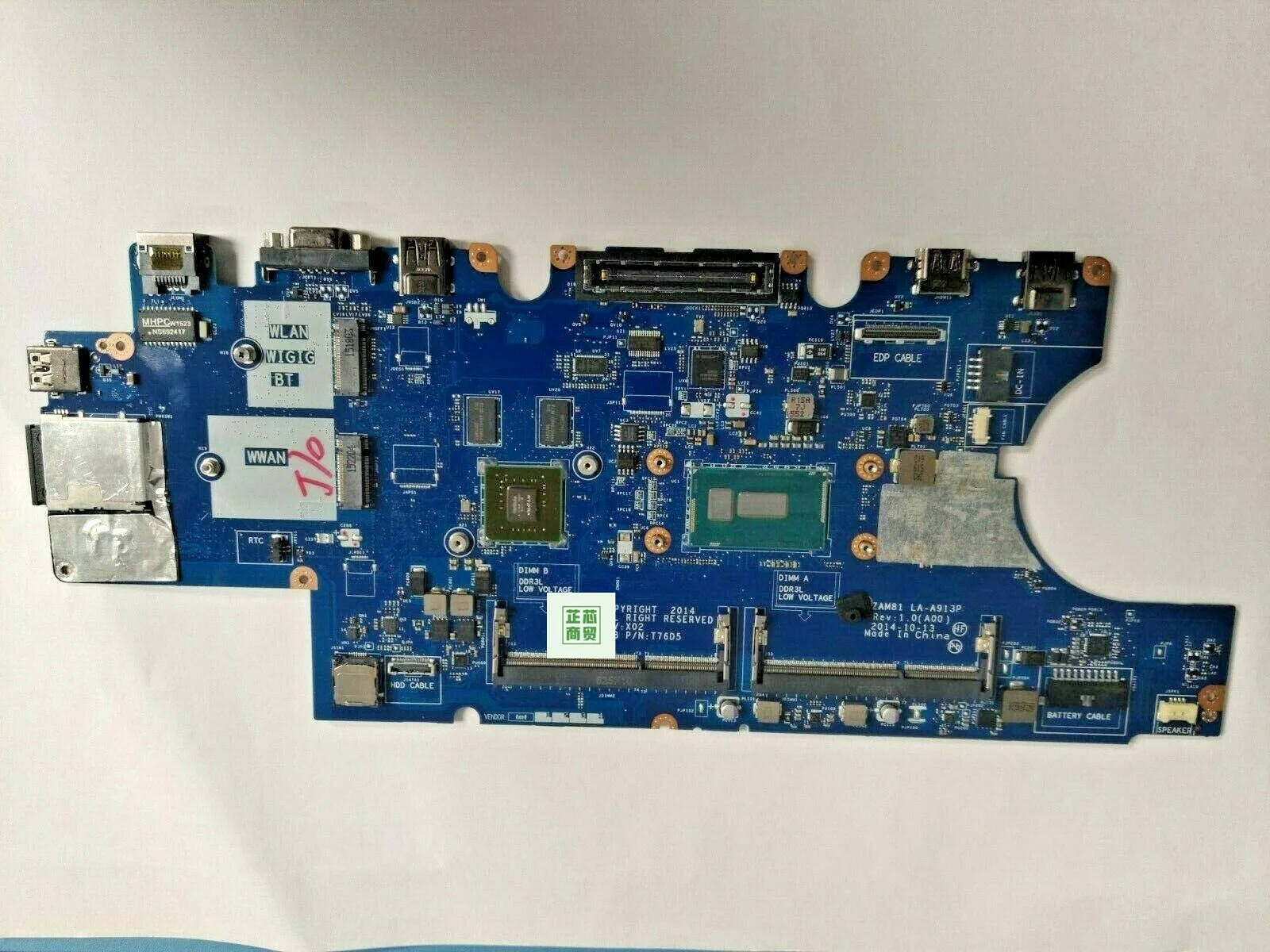 

Материнская плата для DELL Latitude E5550 i7-5600U 099NCH 99NCH LA-A913P DDR3