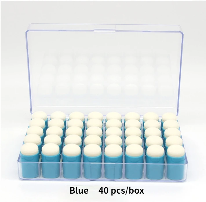 40 шт./компл. детский Палец губки-кисточки Краски пусковая площадка чернил