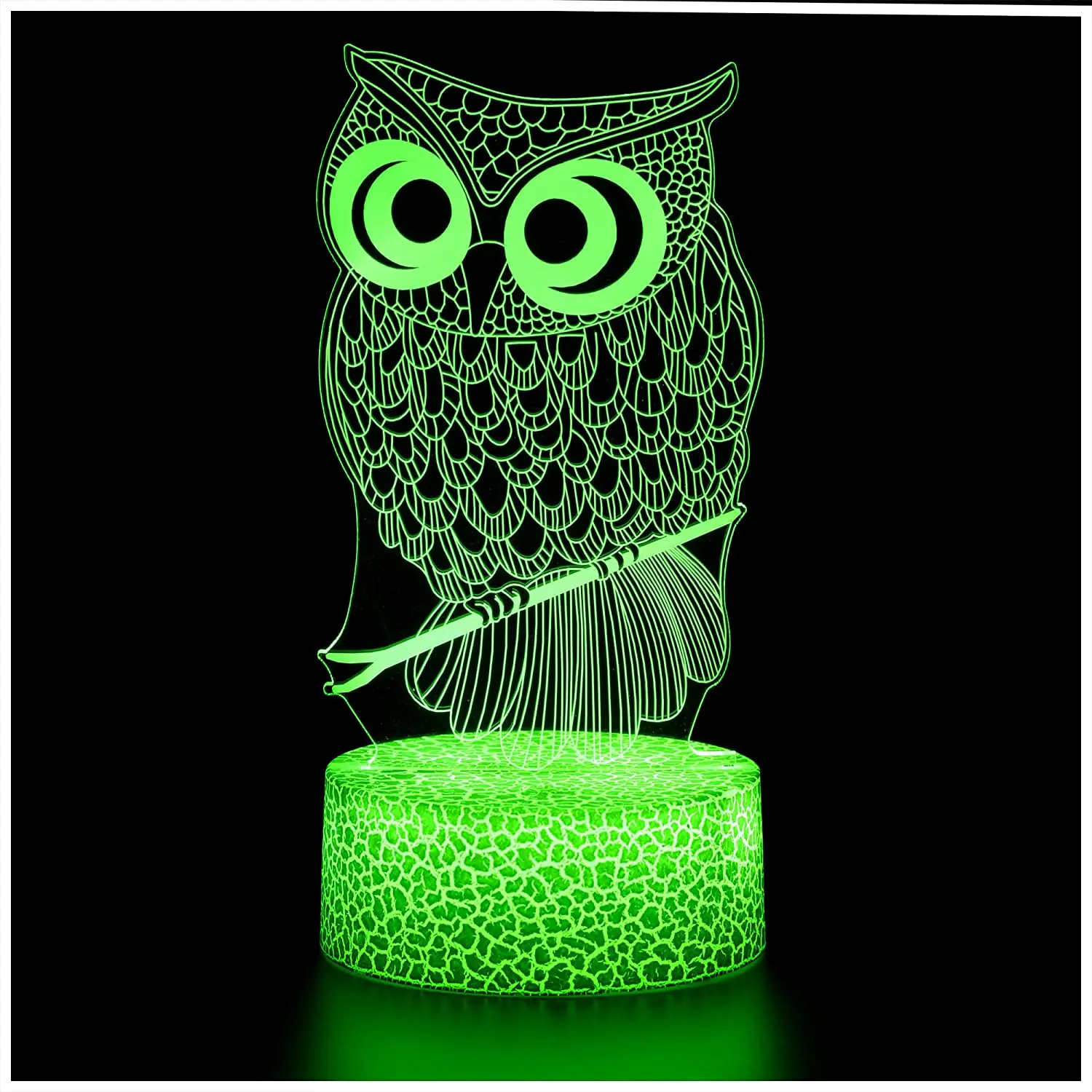 

Nighdn Owl 3D Illusion Lamp Night Light 7 Color Night Lamp for Children Bedside Lamps Bedroom Decoration Gift Child Nightlight