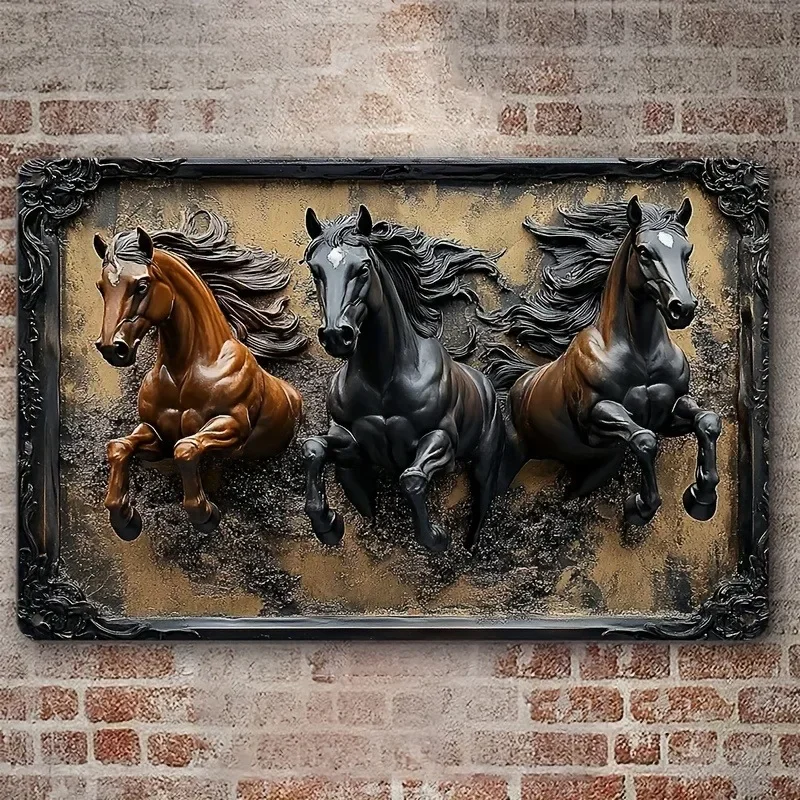 

Декоративная табличка HELLOYOUNG, лошадь, алюминий