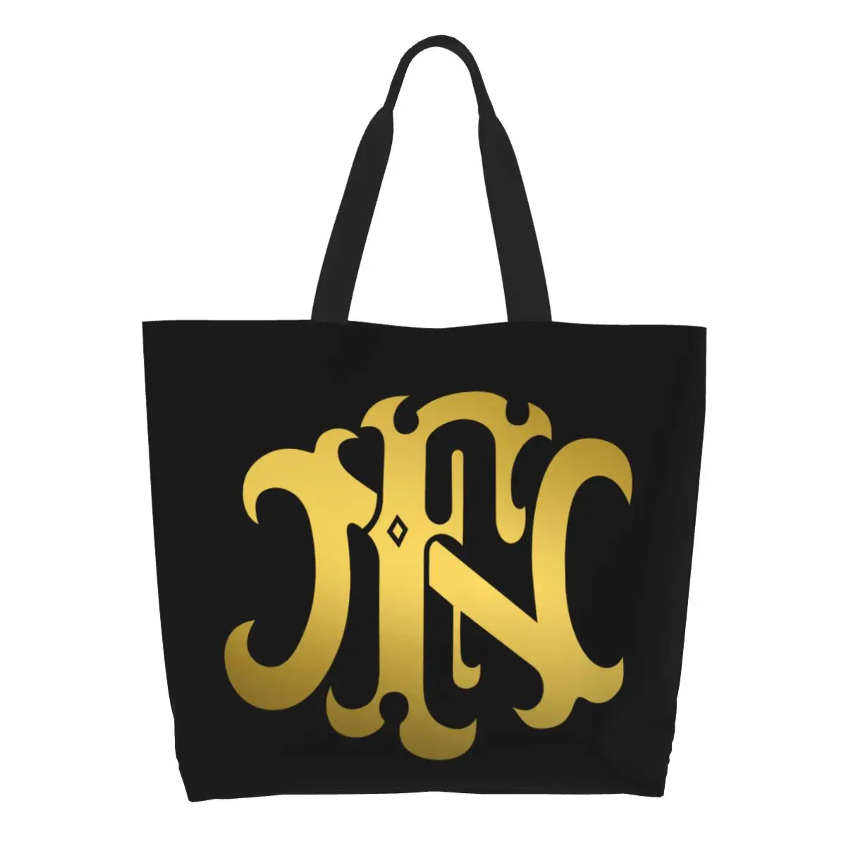 Модная Сумка-тоут Herstal FN для покупок с рисунком огнестрельного оружия