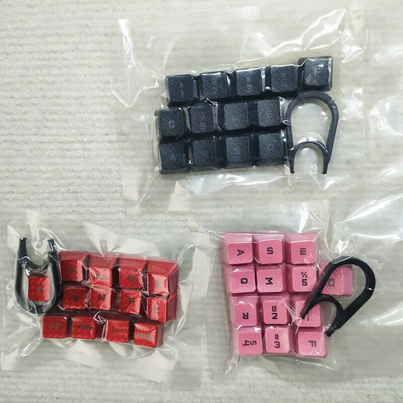 13-клавишные противоскользящие колпачки для клавиш с текстурой и подсветкой Logitech