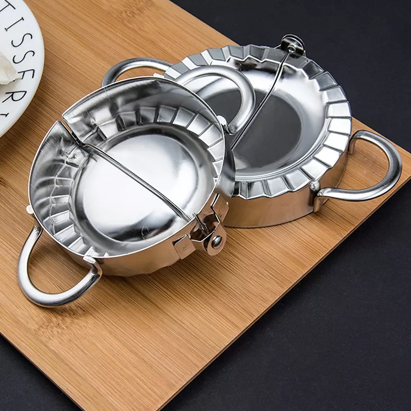 

Stainless Steel Dumpling Maker Wraper Dough Cutter Pie Ravioli Dumpling Mould Stuffed Meat Spoon Kitchen Tools