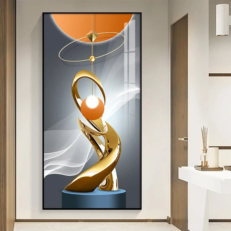 Плакаты с абстрактной геометрией роскошная картина на холсте настенное