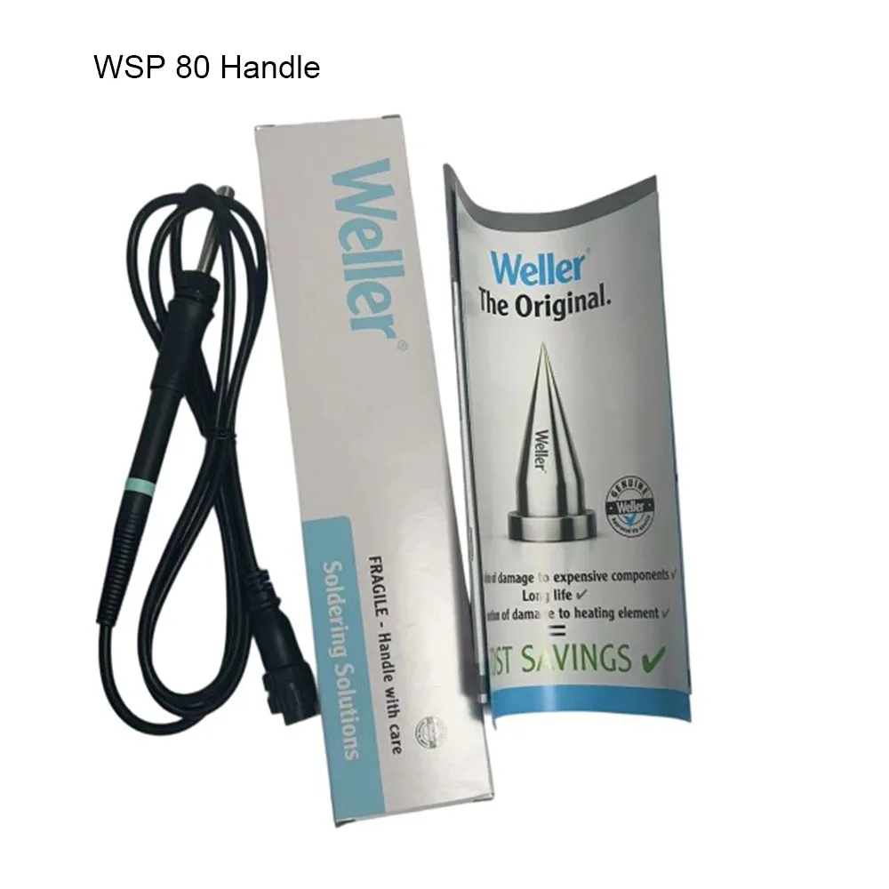 Фото Паяльная ручка WSP80 80W 24V с наконечником для паяльной станции WELLER WSD81/81i/1014 WT1014, бессвинцовая №1
