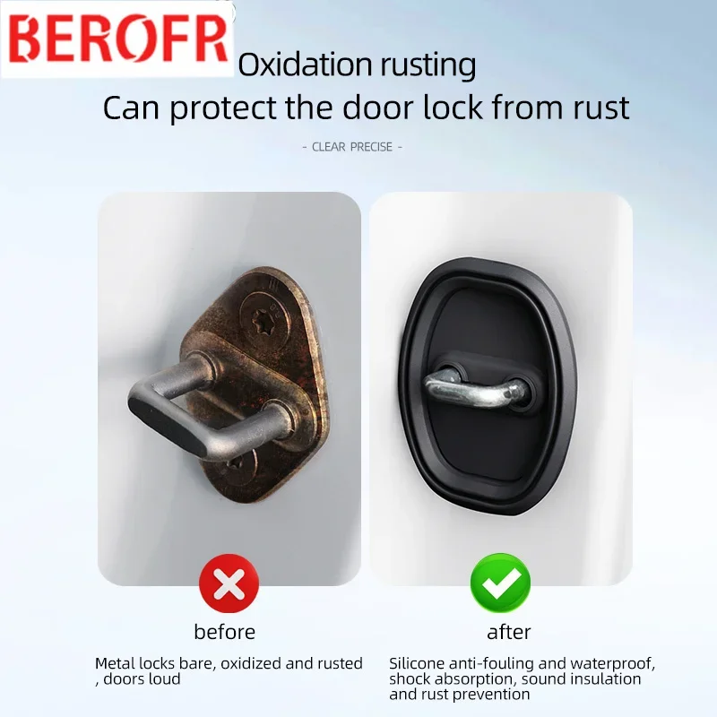 4 шт. силиконовые защитные накладки на дверные замки AVATR 11 12 2023 2024