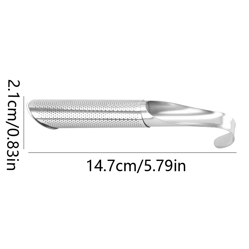 Ситечко для чая из нержавеющей стали с длинной ручкой