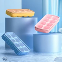 silicone 8 grids ice cube mold cavity ice cube trays food grade ice ball maker soft silicone eco friendly mold useful homemade