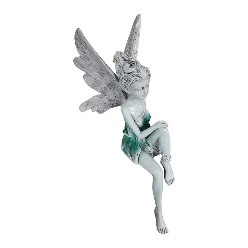 

Статуэтка из смолы с крыльями ангела, декоративное украшение для дома и улицы, сада