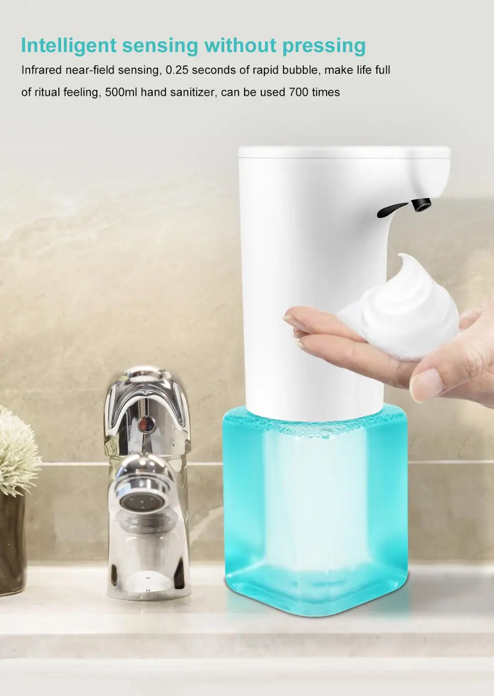

Smart Automatic Foam Soap Dispenser Washing Machine Mobile Phone Hand Washing Home Children's Hotel Bathroom Accessories Tools