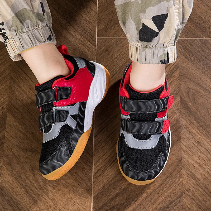 Children's Badminton Shoes Outdoor Training Tennis Shoes Children's Fashion Comfortable Badminton Shoes Size 30-40