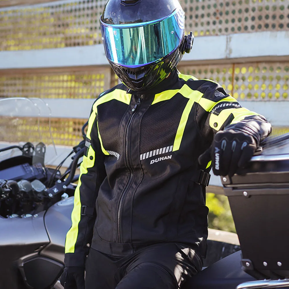 Летние мотоциклетные куртки дышащая мотоциклетная куртка для мужчин встроенная