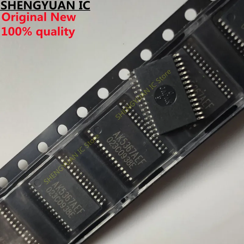 5 шт., AK5367AEF AK5367AEF-E2 AK5367 96 кГц, 24-разрядный Δ ADC с косым переключателем 0 В, 100% новое импортное оригинальное 100% качество