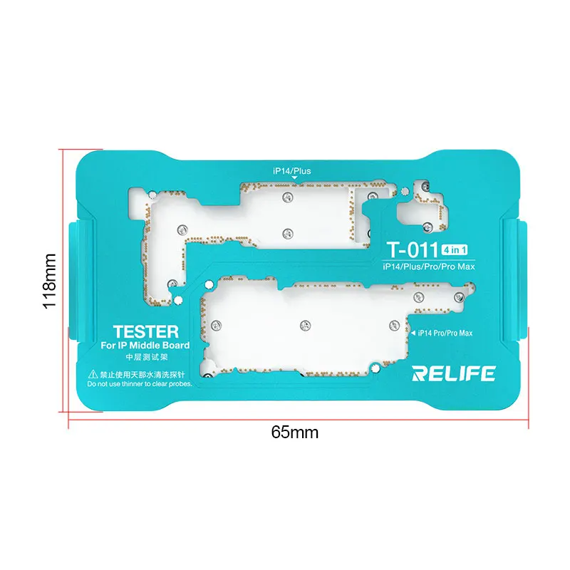 

RELIFE T-011 4 in 1 Mid-level test rack Suitable for iPhone14 series motherboard fault detection Power-on display repair tool