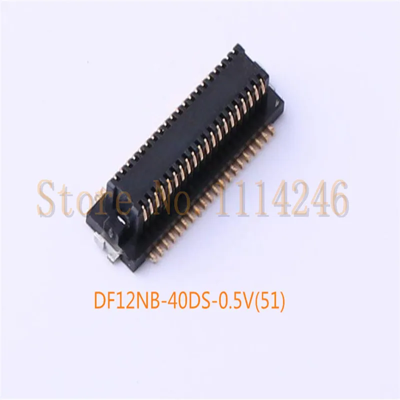

10Pcs/A Lot DF12NB-40DS-0.5V(51) 100% original Board to Board Connectors 0.5MM Pitch 40P SMT Type