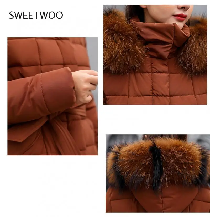 New Arrival Fashion Slim Women Winter Jacket Cotton Padded Warm Thicken Ladies Coat Long Coats Parka Womens Jackets Tide 2019