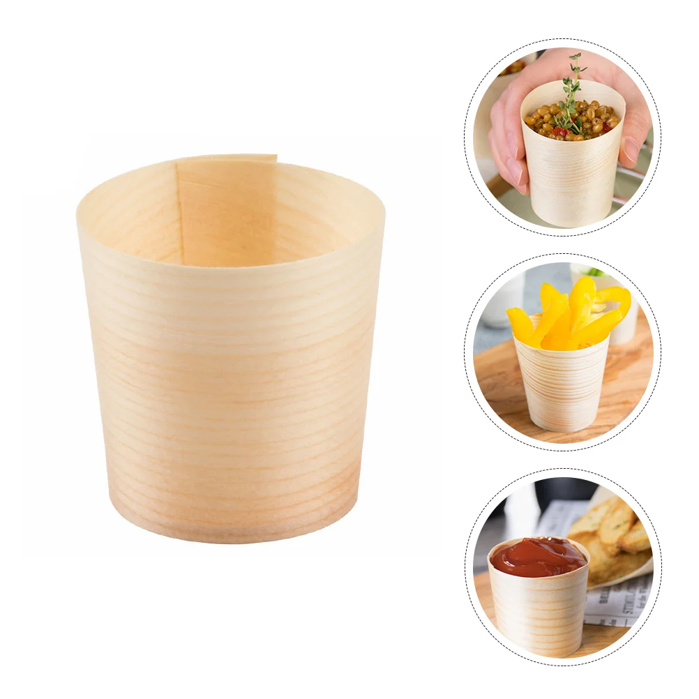 

Cups Cup Disposable Wood Wooden Dessert Drinkingparty Water Coffee Tasting Mug Mugs Hot Tea Biodegradable Appetizer Serving