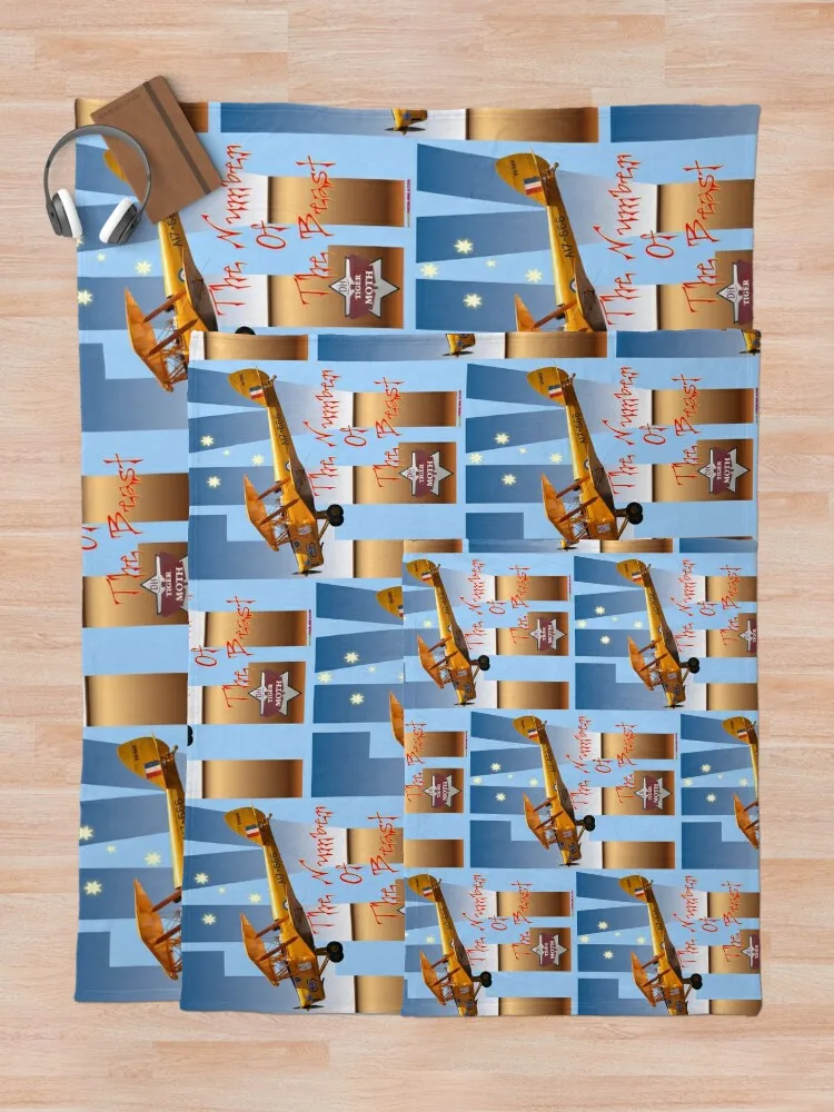 Fly Design - Tiger Moth VH-BAR Австралия 20141004 Одеяло для кровати модное волосатое летнее