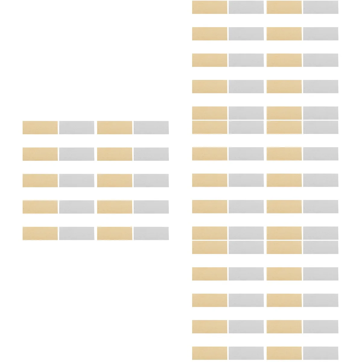 

40 Pairs Scientific Zinc Electrode Copper Electrode Strips Copper Electrode Sheet Copper Anode Sheet