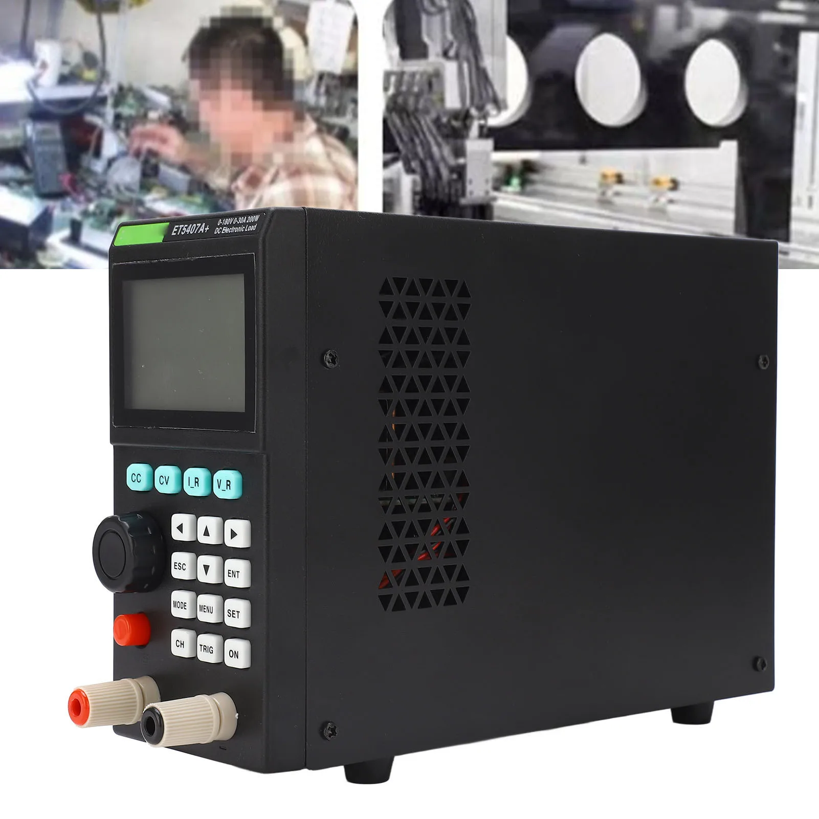 Электронный тестер нагрузки Одноканальный ЖК-дисплей Программируемый детектор