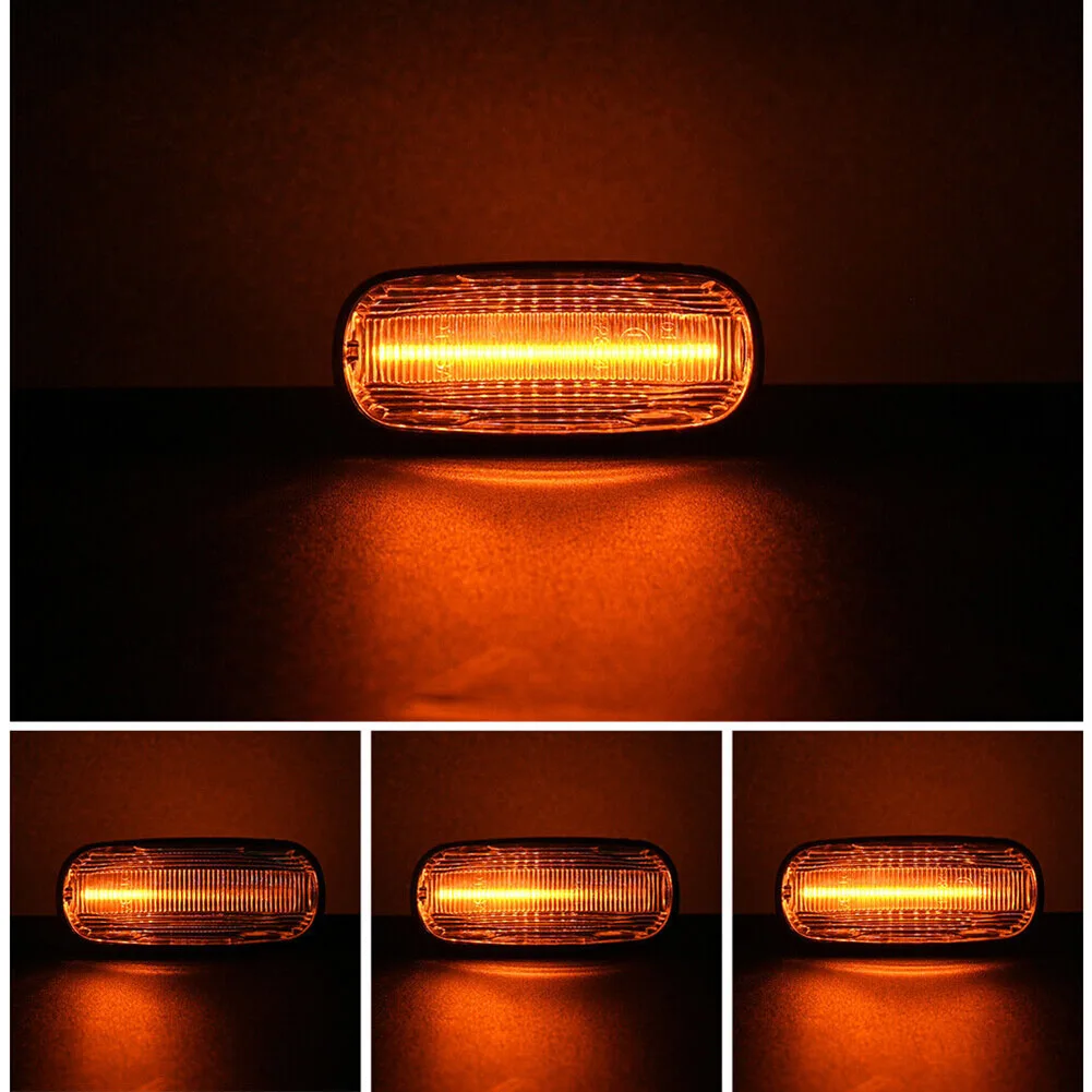 

High Quality Turn Signal Lights Car Lights 2pcs 3W Clear Lens Waterproof IP67 LED Sequential Turn Signal Lights