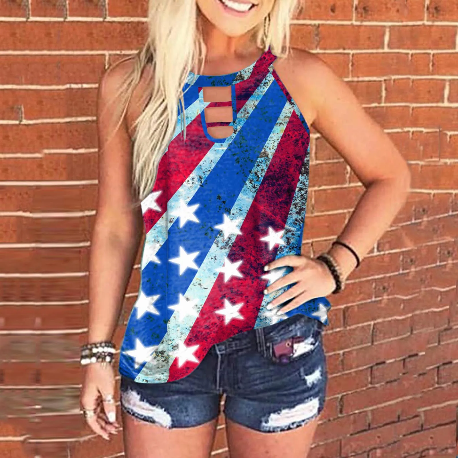 Футболка женская с V-образным вырезом и коротким рукавом