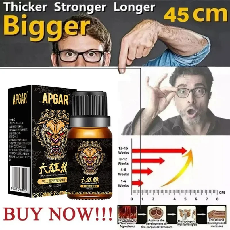 Мужское массажное масло для отказа от короткого и маленького размера