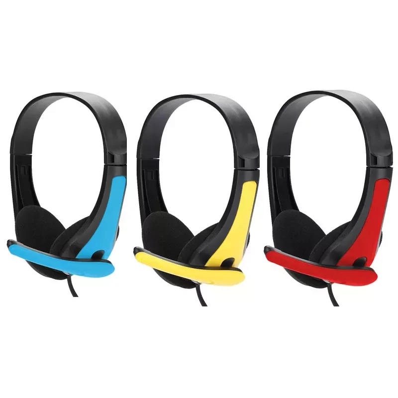 

Игровая гарнитура с микрофоном, разъем 3,5 мм, компьютерные наушники, высокоточные игровые Накладные наушники для ПК