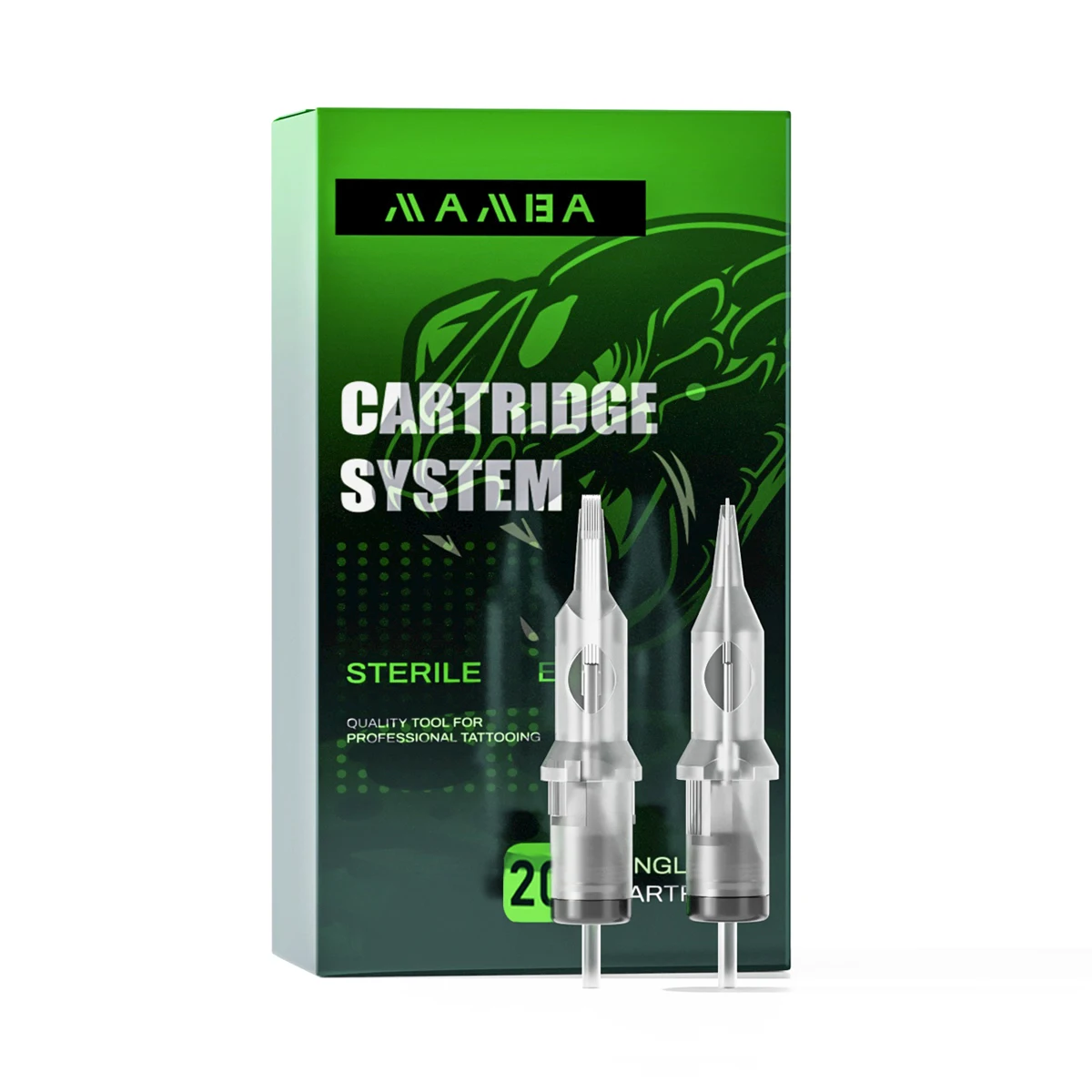 

Mamba 20PCS Cartridge Tattoo Needles RL RS RM M1 0.3MM 0.35MM Disposable Sterilized Safety Cartridge Needle For Tattoo Machine
