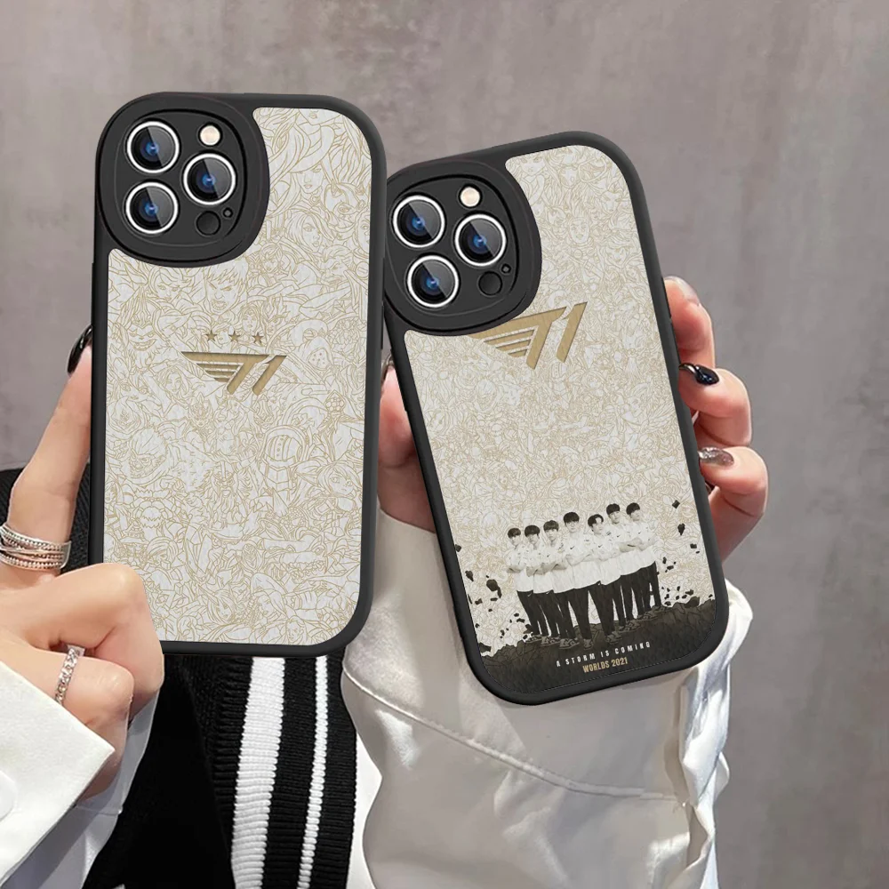 LOL T1 Faker Phone Case Hard Leather For IPhone 16 15 14 13 12 Mini 11 Pro Max Xs X Xr 7 8 Plus Fundas