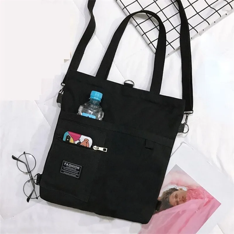 Женские холщовые сумки через плечо Vrouwelijke Shopper Mode Eenvoudige Schouder Canvas Tassen Voor Vrouwen Draagtas