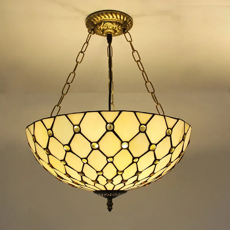 ULANI Тиффани подвесной светильник светодиодный ретро творческий гостиная