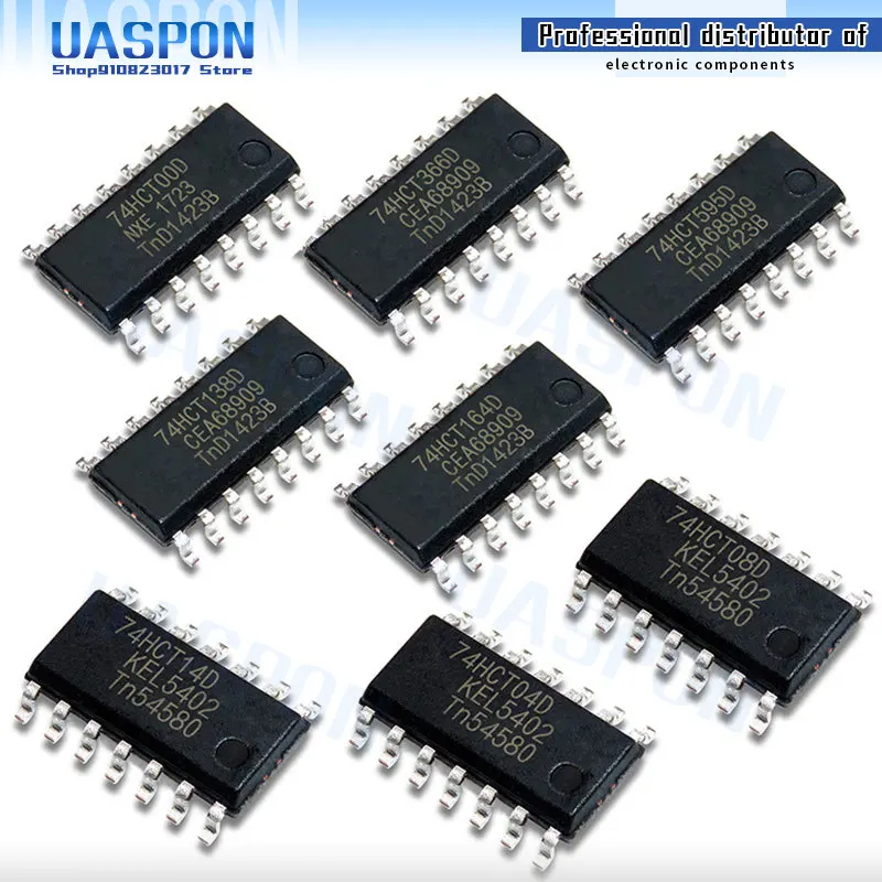 10 шт., 74HCT04D SN74HCT04DR SOP 74HCT04 HCT04 SOP-14 74HCT08D 74HCT14D 74HCT138D 74HCT164D 74HCT595D 74HCT00D 74HCT595 SOP-16