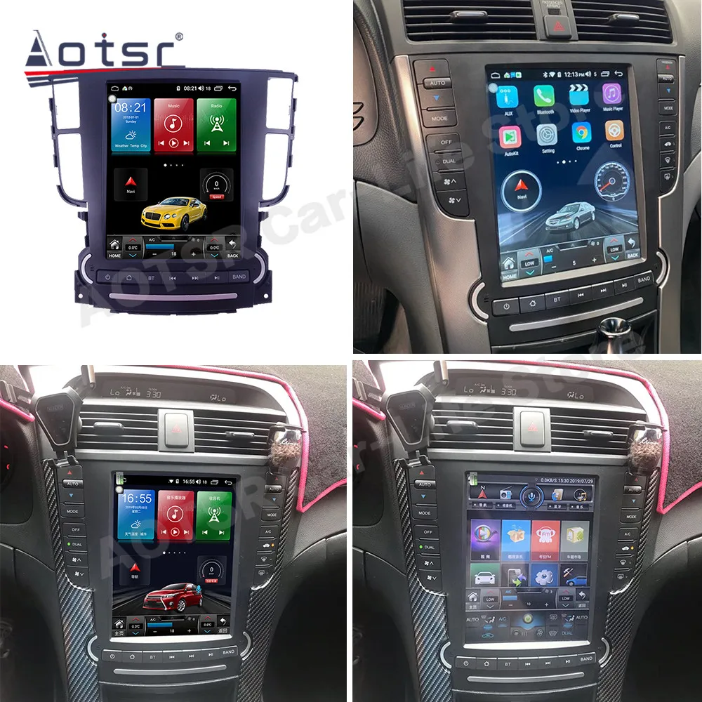Tesla Screen Android 12 Multimedia Radio Receiver For Acura TL 2004 2005 2006 2007 2008 GPS Navi Audio Stereo Player Head Unit
