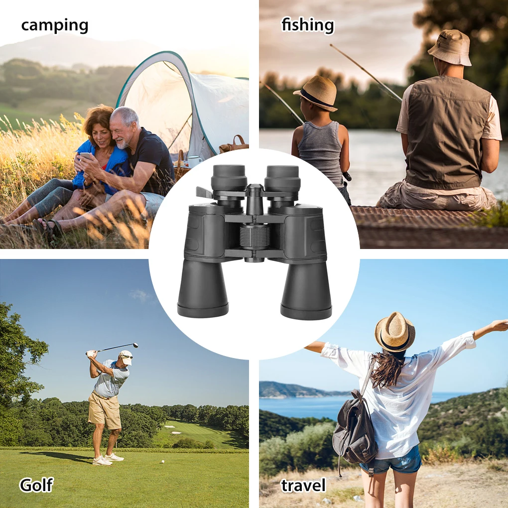 Бинокулярный телескоп 10-30X Открытый Портативный Регулируемый бинокль ночной вид
