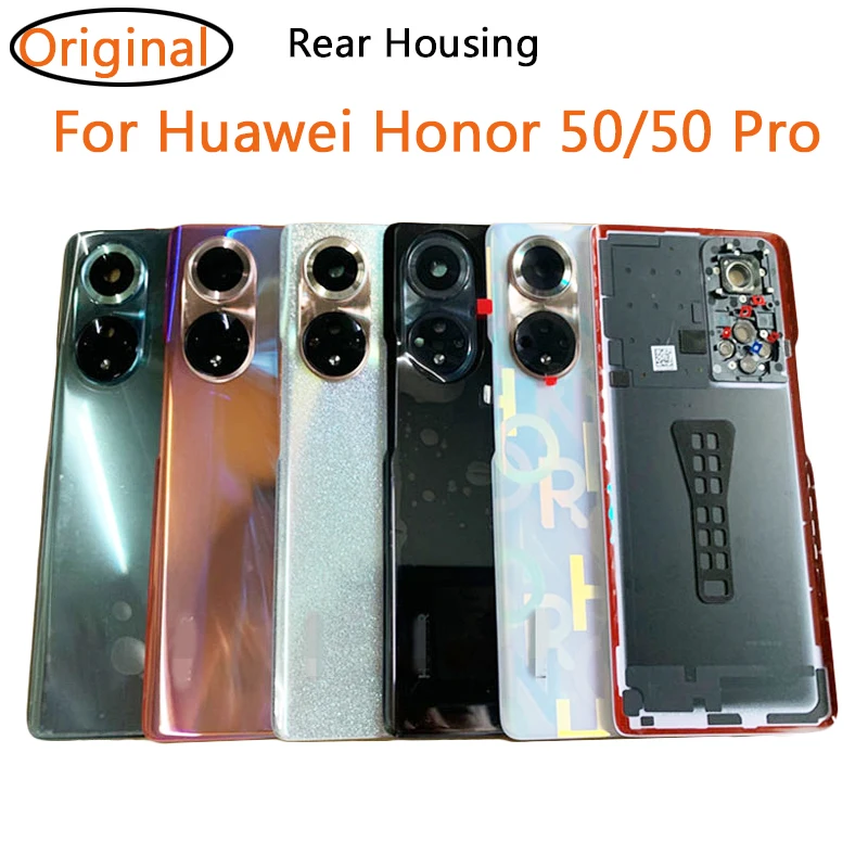 

Оригинальная Замена для Huawei Honor 50 50Pro крышка аккумулятора с объективом камеры задний корпус задняя крышка