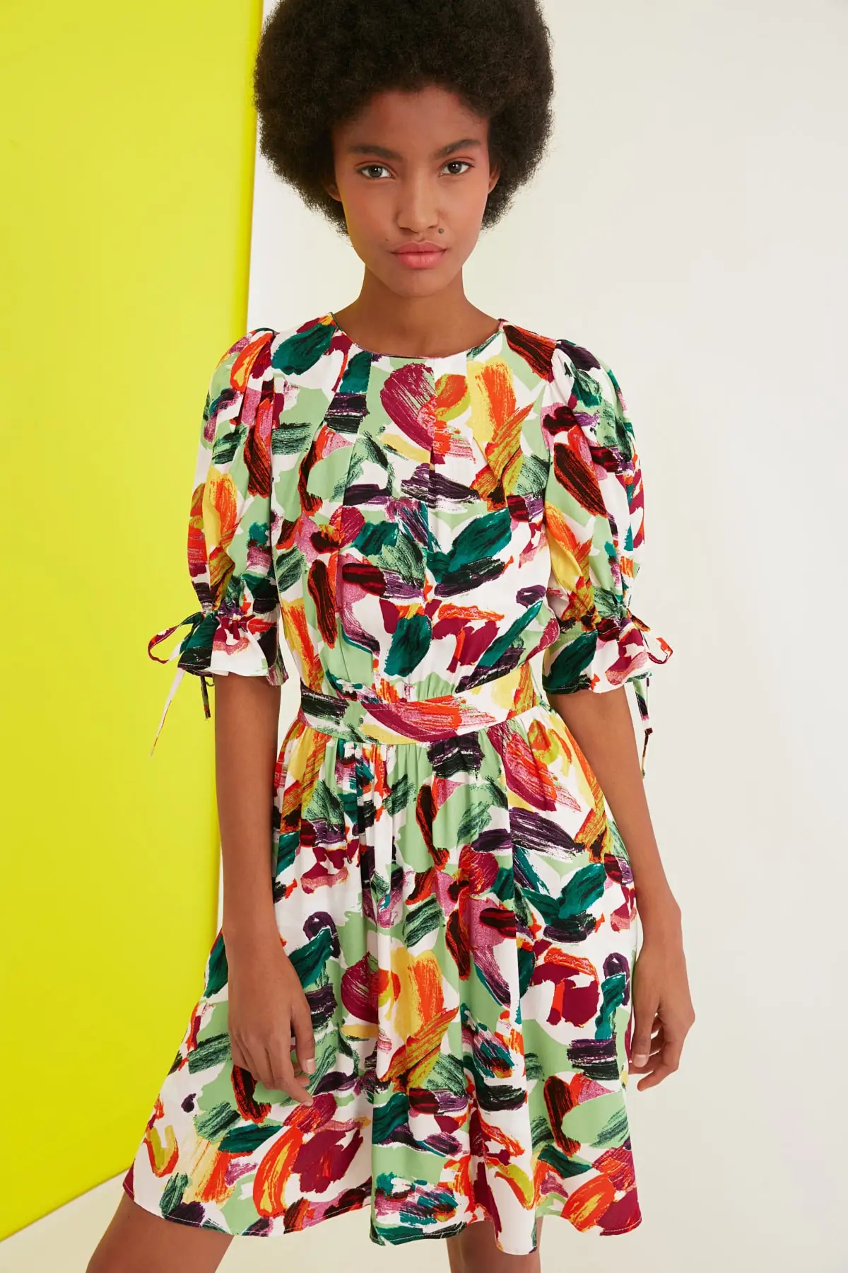 

Trendyol Patterned Dress TWOSS21EL1989