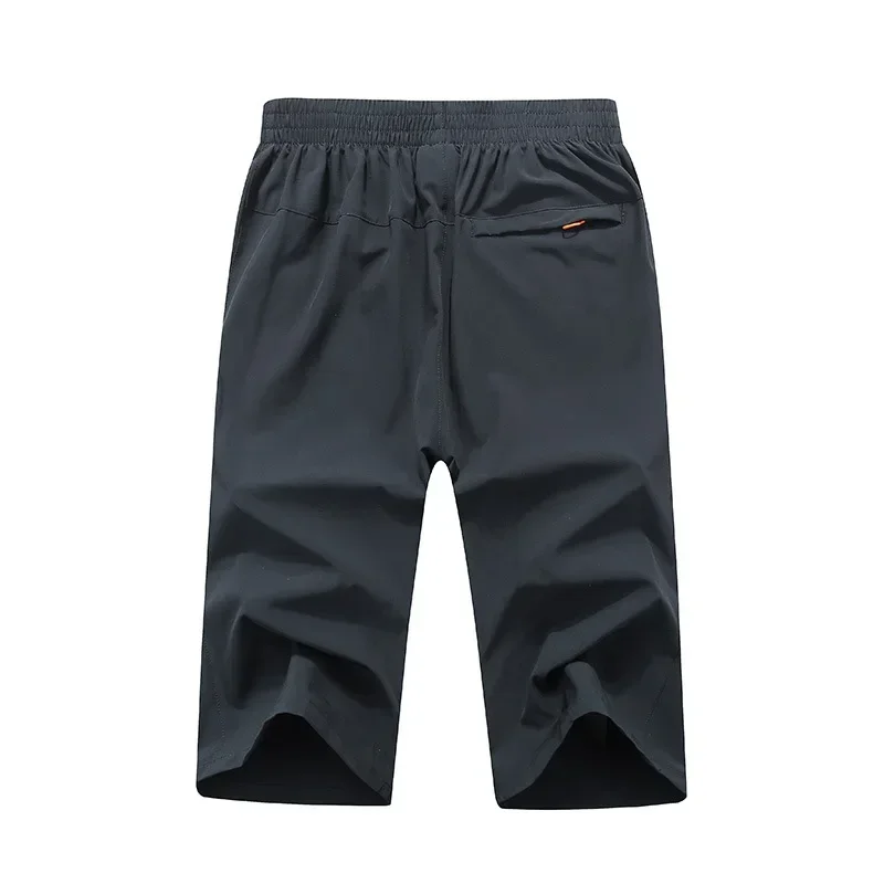 Спортивные укороченные мужские шорты для бега Peny Peti удобные дышащие брюки из