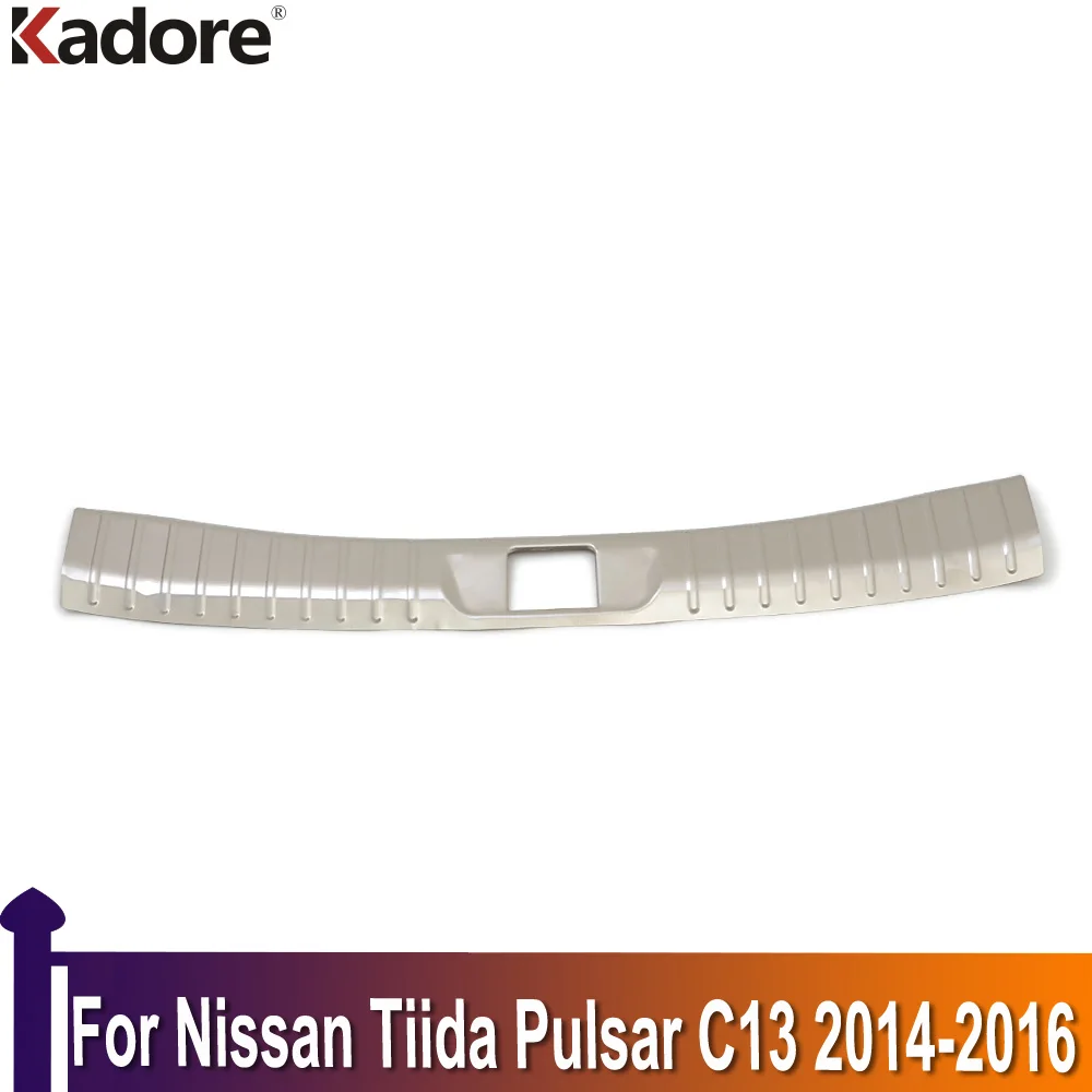 

Накладка на пороги для Nissan Tiida Pulsar C13, 2014, 2015, 2016, из нержавеющей стали